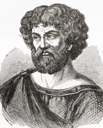 Aníbal Barca, de la Historia Ilustrada del Mundo de Ward y Lock, pub. c.1882